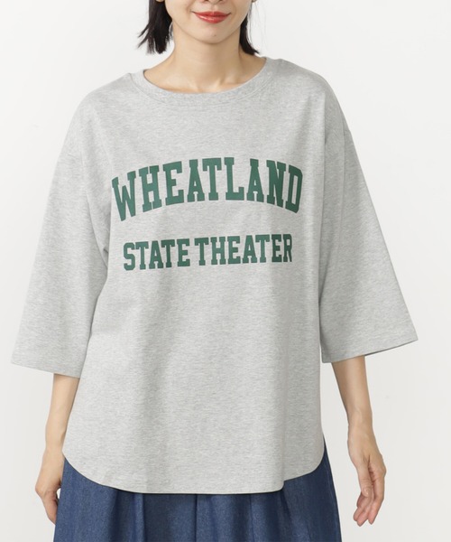 FOUND GOOD（ファウンドグッド）の「BIGプリントTEE/7S（Tシャツ/カットソー・レディース・グレー系8/アイボリー/グレー系5/ホワイト系5/レッド系8・L/M/S）」の3枚目の写真