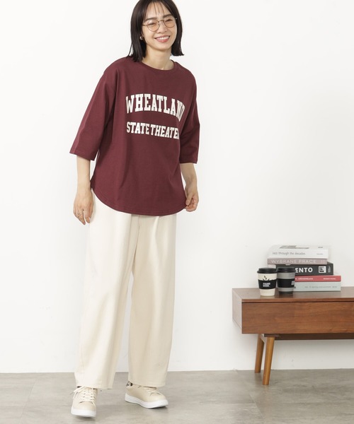 FOUND GOOD（ファウンドグッド）の「BIGプリントTEE/7S（Tシャツ/カットソー・レディース・グレー系8/アイボリー/グレー系5/ホワイト系5/レッド系8・L/M/S）」の5枚目の写真