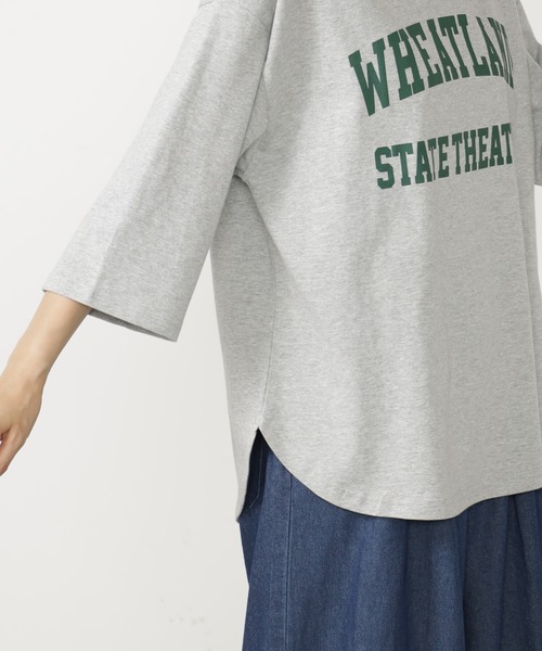 FOUND GOOD（ファウンドグッド）の「BIGプリントTEE/7S（Tシャツ/カットソー・レディース・グレー系8/アイボリー/グレー系5/ホワイト系5/レッド系8・L/M/S）」の11枚目の写真