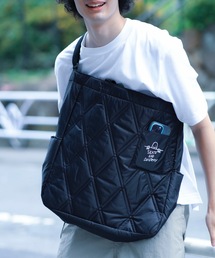 THRASHER | QUILTING Tote Shoulder Bag L/スラッシャーノートパソコン収納可能キルティングデザインショルダートートバッグ(トートバッグ)