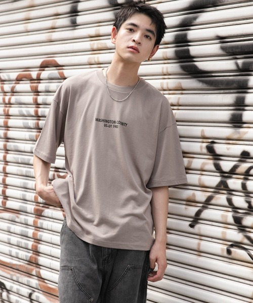 WEGO（ウィゴー）の「WEGO/アクセ付きグラフィックアンサンブルT（アンサンブル・メンズ・ブラック/ベージュ/グリーン・LARGE/MEDIUM）」の14枚目の写真