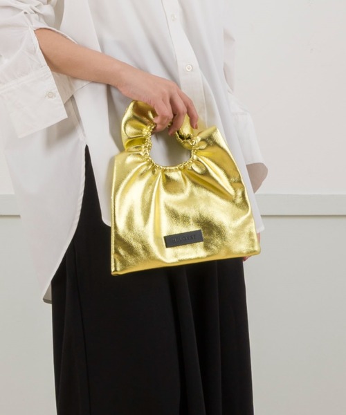 HELOYSE(エロイーズ)の「【HELOYSE/エロイーズ】ハンドバッグ トートバッグ(ハンドバッグ・レディース・シルバー系その他/ブラック/グレー/シルバー/ライム/ブラウン・FREE)」の4枚目の写真