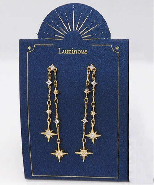Zoule（ゾーラ）の「Zoule ゾーラ：Luminousシリーズ　steminous　ピアス（ピアス（両耳用）・レディース・ゴールド/シルバー・FREE）」の6枚目の写真