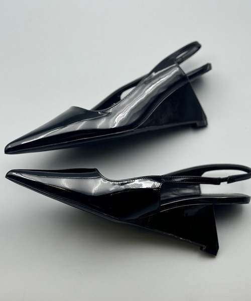 ポインテッドトゥデザインヒールサンダル（パンプス）｜ANOTHER S（アナザーエス）