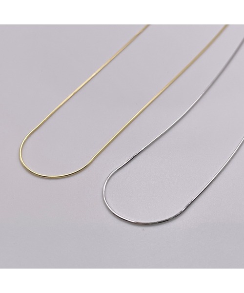 【papillon】S925スネークチェーン ネックレス(MA)（ネックレス）｜tone（トーン）