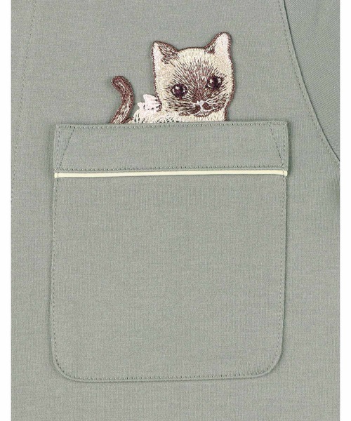 une nana cool(ウンナナクール)の「【綿100%】 魔女の猫パジャマ(ルームウェア/パジャマ・レディース・オレンジ/ホワイト/ブラック/グレー・M/L)」の7枚目の写真