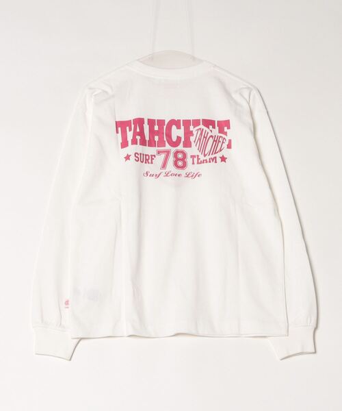 tシャツ 「ムラサキスポーツ限定」TAHCHEE/ターチー ロンT ファーハート オーバーサイズ TC240701-01 レディース セール】【ムラサキスポーツ限定】TAHCHEE/ターチー ロンT