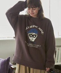 レトロボーイ サガラ刺繍 オーバーサイズ スウェット