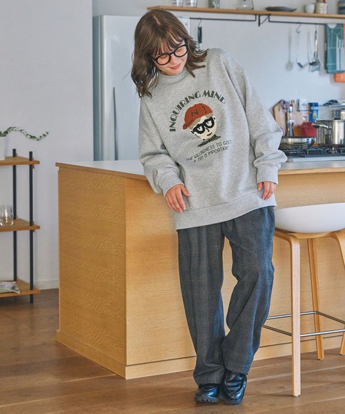 LOEWE✨パウラズイビザ　ロゴ刺繍　染め加工　スウェット　オーバーサイズ Lazar トレーナー スウェット 別注 Heart Embroidery Sweat