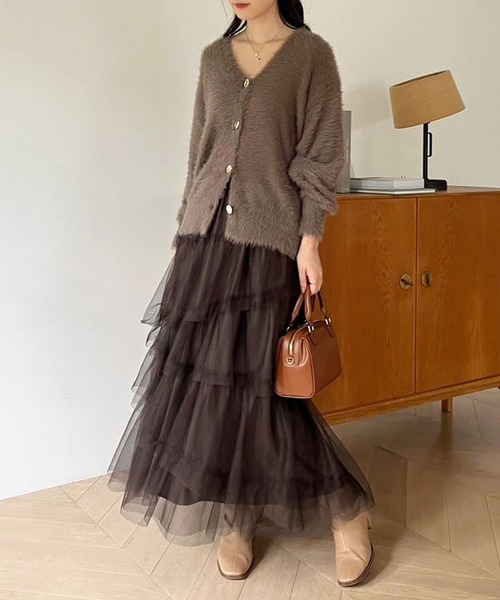 セール】チュールロングスカート（スカート）｜one after another NICE