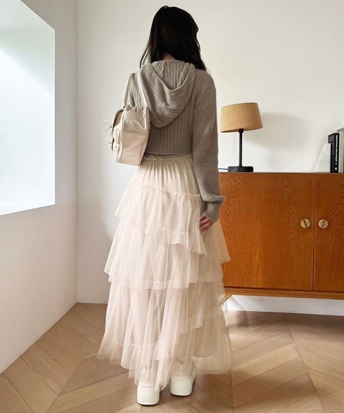 セール】チュールロングスカート（スカート）｜one after another NICE