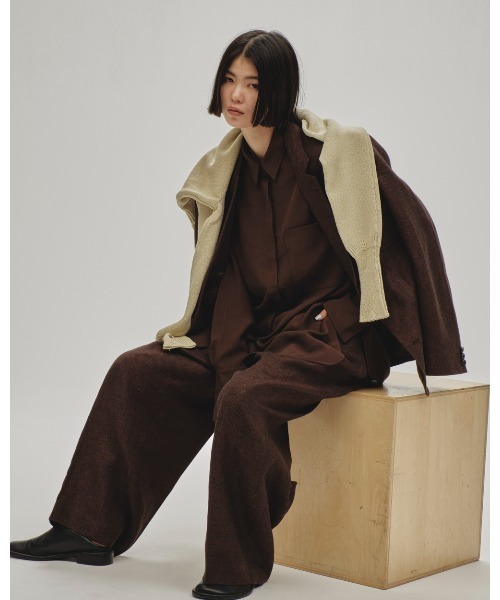 セール】Tuck Linen Trousers（その他パンツ）｜TODAYFUL