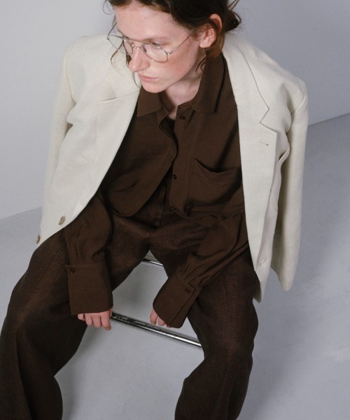 セール】Tuck Linen Trousers（その他パンツ）｜TODAYFUL