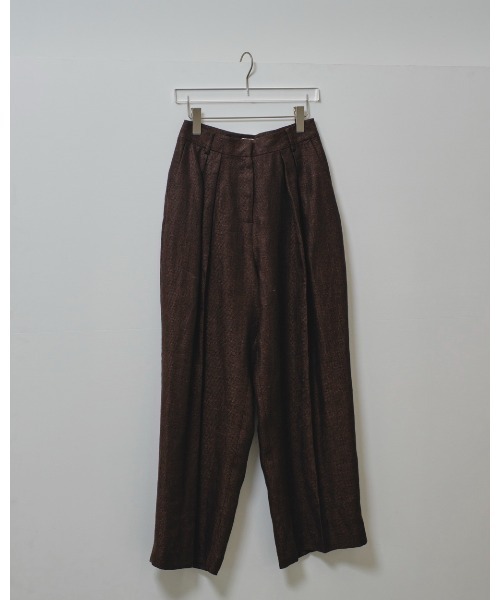 セール】Tuck Linen Trousers（その他パンツ）｜TODAYFUL