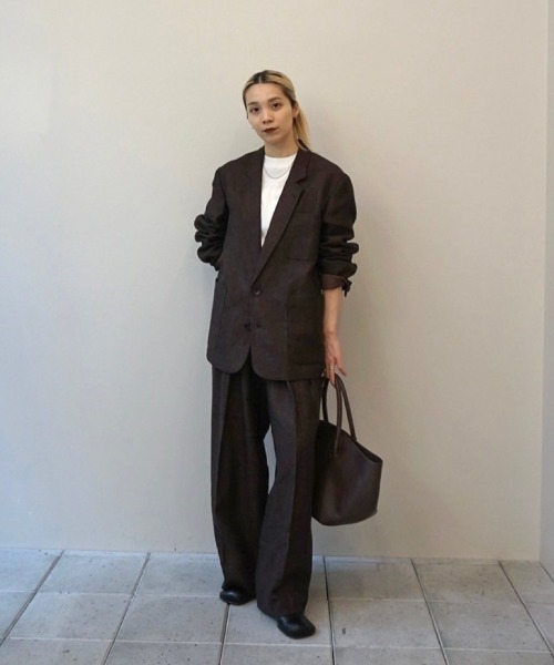 セール】Tuck Linen Trousers（その他パンツ）｜TODAYFUL