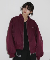 伊製 P.M.D.S. PMDS MA-1タイプ ジップブルゾン L レッド LUZeSOMBRA PX ハーフジップジャケット ジュニア(レッド