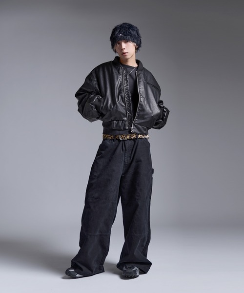 良品✨エルメス　ジップアップブルゾン48/L最高級MA-1フランス製 良品✨エルメス ジップアップブルゾン48/L最高級MA-1フランス製