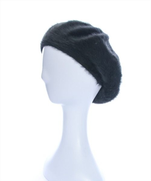 clear（クリア）の「ファーベレー帽 [ふわふわ フェミニン]≪再入荷≫（ハンチング/ベレー帽・レディース・ブラック/ライトグレー/アイボリー/ブラウン・F）」の17枚目の写真