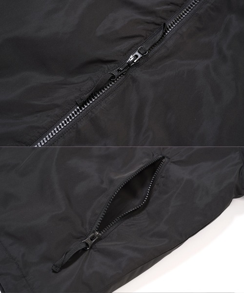 jiggys shop（ジギーズショップ）の「2WAY 袖取り外し スタンドカラー パデット中綿 ブルゾン（ブルゾン・メンズ・ブラック/ライトカーキ・MEDIUM/LARGE/X-LARGE）」の15枚目の写真