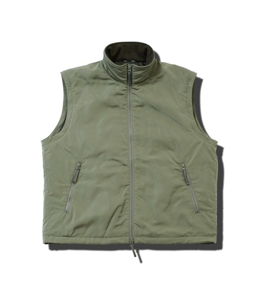 jiggys shop（ジギーズショップ）の「2WAY 袖取り外し スタンドカラー パデット中綿 ブルゾン（ブルゾン・メンズ・ブラック/ライトカーキ・MEDIUM/LARGE/X-LARGE）」の6枚目の写真