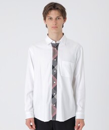 ブラックレーベル クレストブリッジ M Tシャツ 半袖 白 立体加工 トップス ブラックレーベル クレストブリッジ M Tシャツ 半袖 白 立体加工