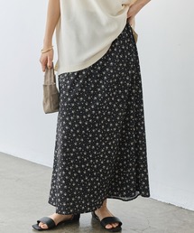 LAVEANGE | 花柄プリントセミフレアスカート(スカート)