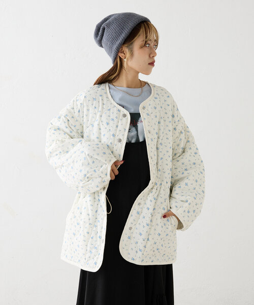 w closet（ダブルクローゼット）の「2WAYキルティングジャケット