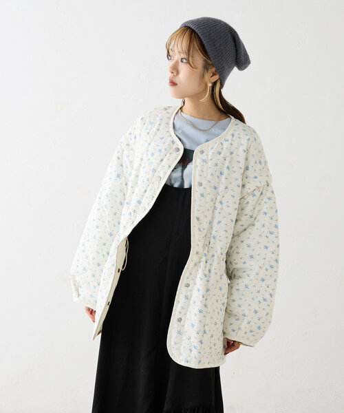 w closet（ダブルクローゼット）の「2WAYキルティングジャケット