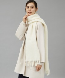 qualite | イタリア製アルパカ混ブークレーマフラー(マフラー)