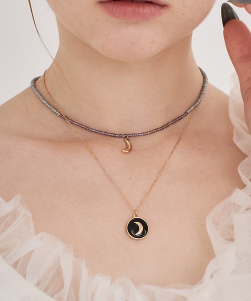 ANU（アヌ）の「midnight necklace - ミッドナイトネックレス（ネックレス・レディース・シルバー/ゴールド・FREE）」の5枚目の写真