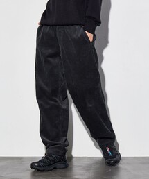 FREAK'S STORE | リラックスフィット 6Wコーデュロイ ウェービングベルトパンツ/イージーパンツ/ベルテッドパンツ/クライミングパンツ/コーデュロイパンツ(その他パンツ)