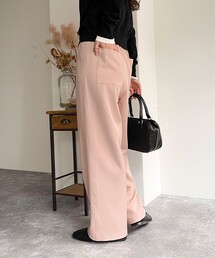 fredy emue | メランジライクイージースラックス(スラックス)