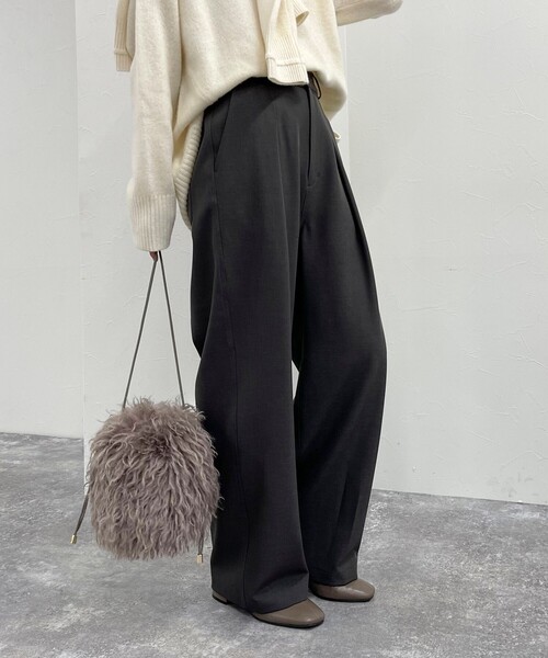 【セール】メランジライクイージースラックス（スラックス）｜fredy emue（フレディエミュ） 7,007円