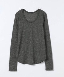 JEANASIS | ソフトラメリブUネックLS TEE/240318(Tシャツ/カットソー)
