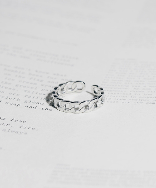 ARCHIVER(アーカイバ)の「【sterling silver】フリーサイズ 錆槌目リング(リング・レディース・シルバー/ゴールド・FREE)」の7枚目の写真