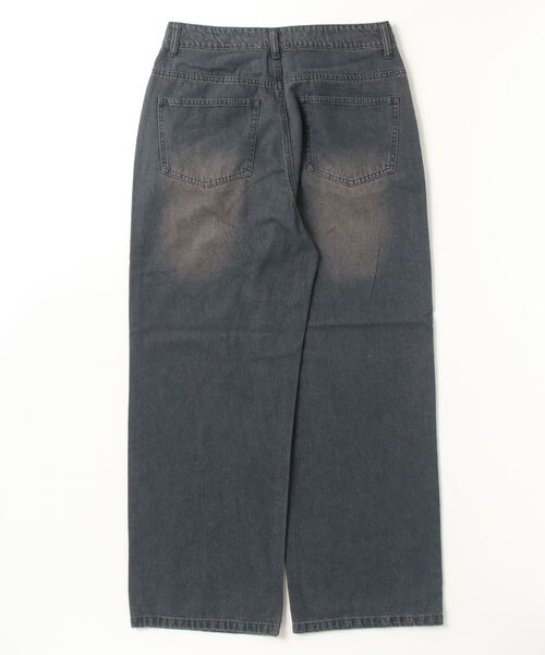COLIN（コリン）の「COLIN:10.5oz デニムオーバーダイ バギーパンツ（デニムパンツ・メンズ・インディゴブルー/ブラック・M/L）」の9枚目の写真