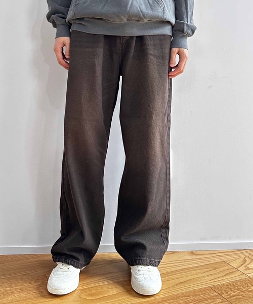 COLIN（コリン）の「COLIN:10.5oz デニムオーバーダイ バギーパンツ（デニムパンツ・メンズ・インディゴブルー/ブラック・M/L）」の18枚目の写真