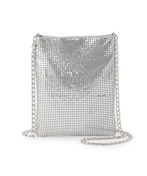 SHOO・LA・RUE（シューラルー）の「◆メタルメッシュショルダーバッグ（ショルダーバッグ・レディース・ブラック/ゴールド/シルバー・00）」の2枚目の写真