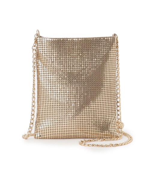 SHOO・LA・RUE（シューラルー）の「◆メタルメッシュショルダーバッグ（ショルダーバッグ・レディース・ブラック/ゴールド/シルバー・00）」の3枚目の写真