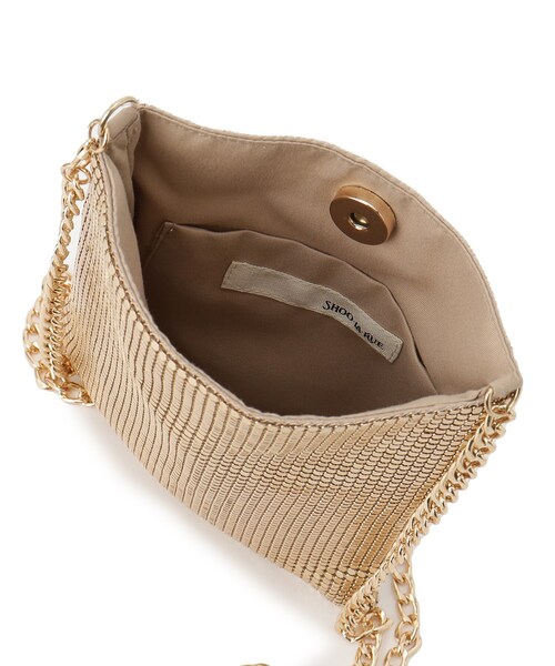 SHOO・LA・RUE（シューラルー）の「◆メタルメッシュショルダーバッグ（ショルダーバッグ・レディース・ブラック/ゴールド/シルバー・00）」の9枚目の写真