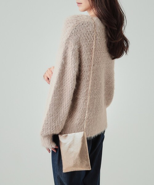 SHOO・LA・RUE（シューラルー）の「◆メタルメッシュショルダーバッグ（ショルダーバッグ・レディース・ブラック/ゴールド/シルバー・00）」の15枚目の写真