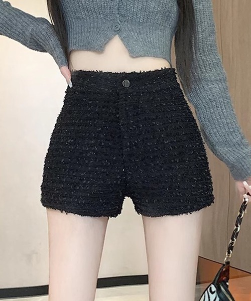 GLAMOROUS JANE(グラマラスジェーン)の「ツイードショートパンツ(その他パンツ・レディース・ホワイト/ブラック・S/M)」の7枚目の写真
