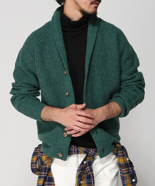 JOURNAL STANDARD（ジャーナルスタンダード）の「畔ネップショールカーディガン#（カーディガン/ボレロ・メンズ・カーキ/ベージュ/ネイビー/オレンジ・MEDIUM/LARGE）」の16枚目の写真