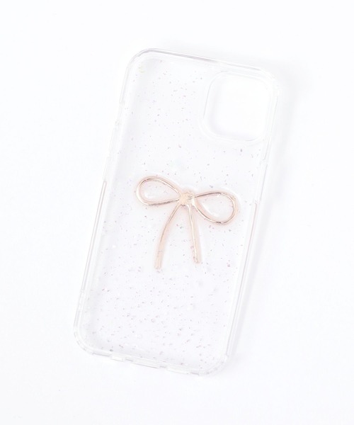 niko and...（ニコアンド）の「ラメリボンiPhone13/14ケース[tiny tiny(ティニーティニー)]（スマホケース/カバー・レディース・ピンク・0）」の2枚目の写真