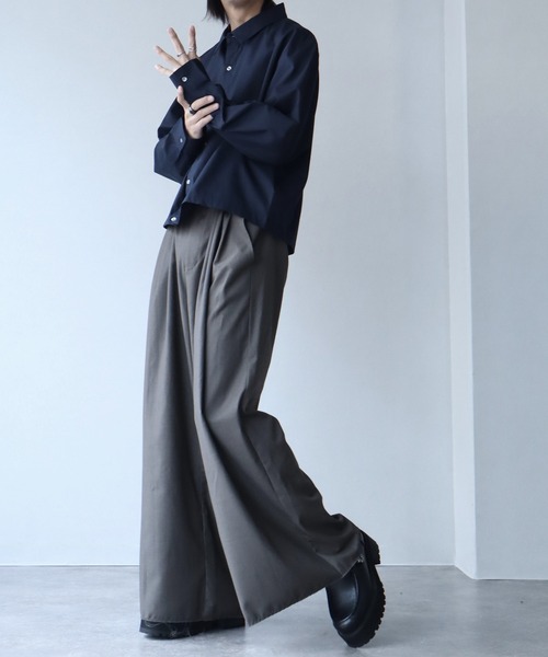 welise/ウェライズ】-Made in Japan-40sシルケットブロード 長袖