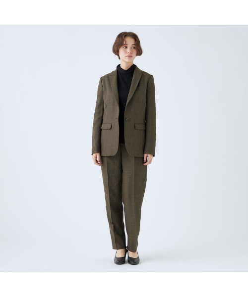 SUIT SELECT(スーツセレクト)の「【おうちで洗える】【カシミヤ混】タートルネックセーター(ニット/セーター・レディース・ブルー/ブラック・MEDIUM/LARGE)」の7枚目の写真