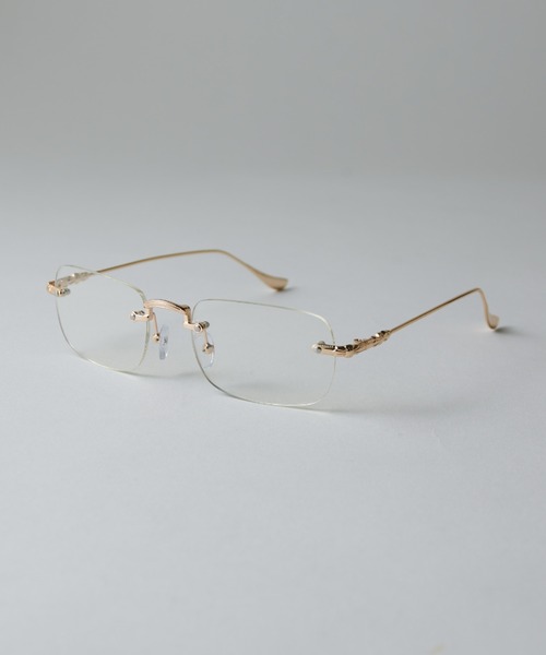 Lui's（ルイス）の「リムレスメガネ（サングラス・メンズ・シルバー/ゴールド/ライトグレー・FREE）」の3枚目の写真
