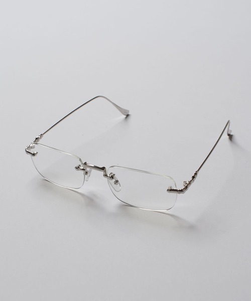 Lui's（ルイス）の「リムレスメガネ（サングラス・メンズ・シルバー/ゴールド/ライトグレー・FREE）」の8枚目の写真