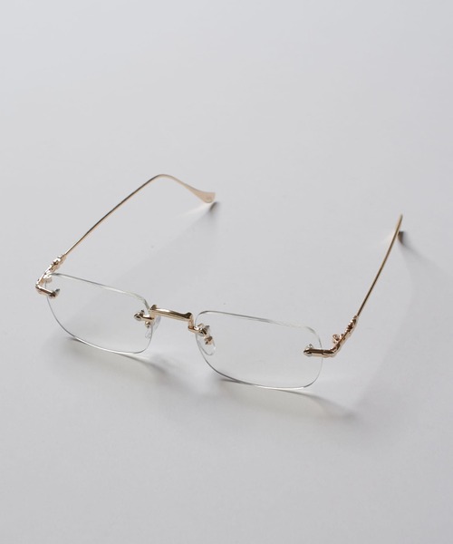 Lui's（ルイス）の「リムレスメガネ（サングラス・メンズ・シルバー/ゴールド/ライトグレー・FREE）」の9枚目の写真
