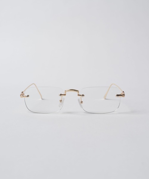 Lui's（ルイス）の「リムレスメガネ（サングラス・メンズ・シルバー/ゴールド/ライトグレー・FREE）」の6枚目の写真